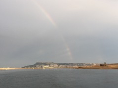Rainbow over the Fleet, Dorset